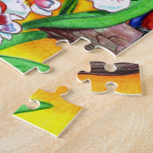 Scarlet Ara Legpuzzel (Zijkant)