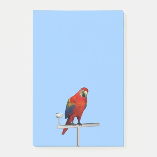 Scarlet Ara Post-it® Notes (Voorkant)