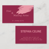 Scarlet Beauty Creations Haar en make-up Visitekaartje (Voorkant / Achterkant)