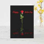 Scarlet Bloom Mothers Day Card Kaart (Gele Bloem)