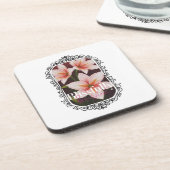 Scarlet Blossom Bier Onderzetter (Linkerzijde)