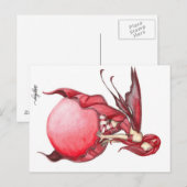 Scarlet Bubble Fairy Briefkaart (Voorkant / Achterkant)