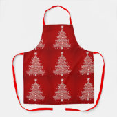 Scarlet Chef: Stijlvol rood Schort (Voorkant)