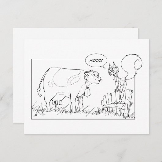 Scarlet-communicatie Briefkaart (Voorkant / Achterkant)