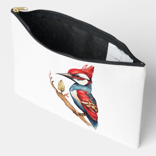 Scarlet Crest Woodpecker Etui (Open)