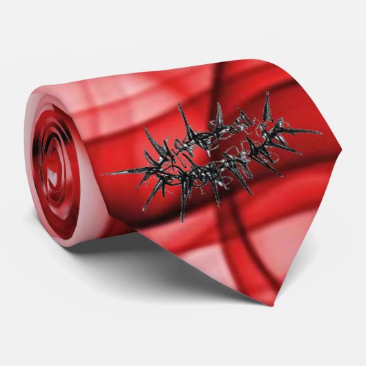 Scarlet Crown Stropdas (Opgerold)