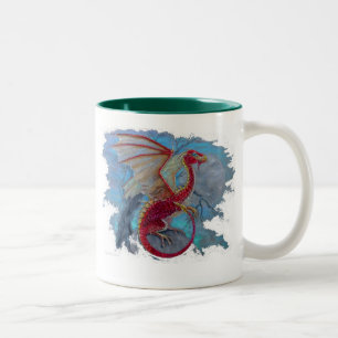 Scarlet Dragon Tweekleurige Koffiemok