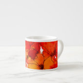 Scarlet en Oranje Wallbloemen Espresso Mok (Voorkant rechts)