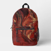 Scarlet-expressies Bedrukte Rugzak (Voorkant)