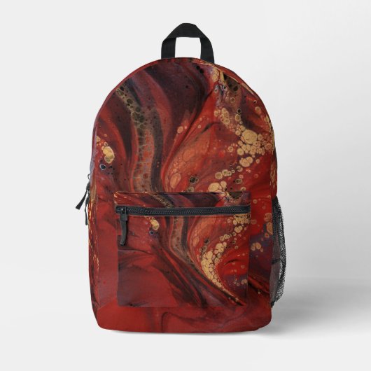 Scarlet-expressies Bedrukte Rugzak (Voorkant)