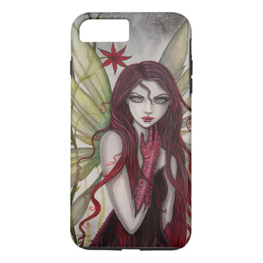 Scarlet Fairy Fantasy Art van Molly Harrison Case-Mate iPhone Case (Achterkant)