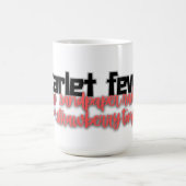 Scarlet Fever medisch onderzoek Koffiemok (Center)