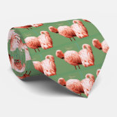 Scarlet Flamingo Stropdas (Opgerold)