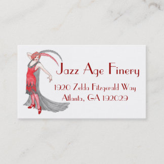 Scarlet Flapper Visitekaartje