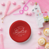 Scarlet Graduation Party Papieren Kommen (Feest)