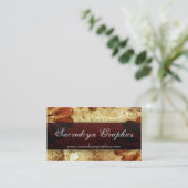 Scarlet  Grunge Elegant Mode Visitekaartje (Staand voorkant)