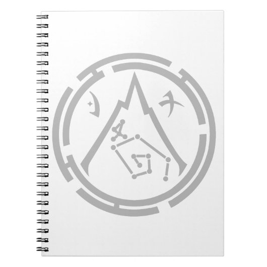 Scarlet Guard [grijs embleem] gevoerd Notitieboek (Voorkant)