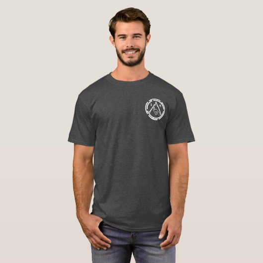 Scarlet Guard [White Emblem] Pocket T-shirt (Voorkant volledig)