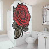 Scarlet Harmony Douchegordijn (In situ)