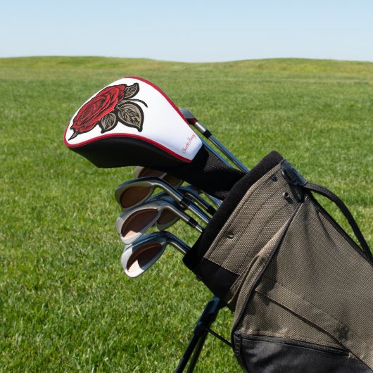 Scarlet Harmony Golfheadcover (Insitu)