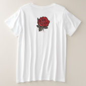 Scarlet Harmony Grote Maat T-shirt (Design achterkant)