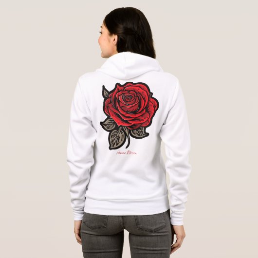 Scarlet Harmony Hoodie (Achterkant volledig)