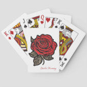 Scarlet Harmony Pokerkaarten (Achterkant)