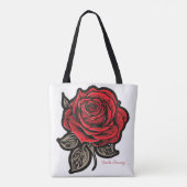 Scarlet Harmony Tote Bag (Achterkant)