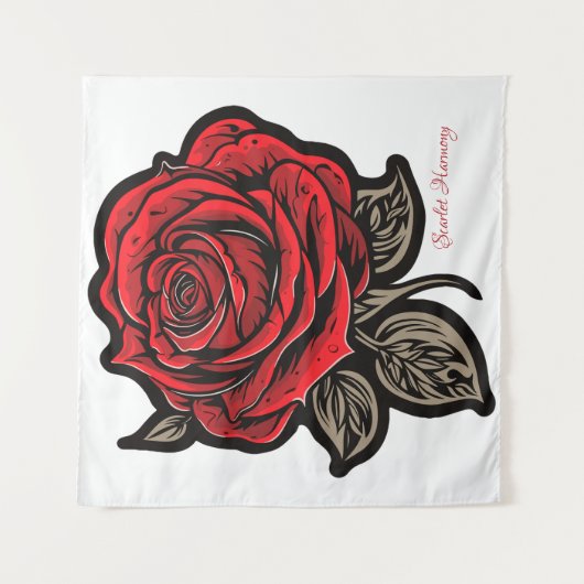 Scarlet Harmony Wandkleed (Voorkant)