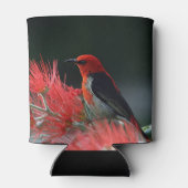 Scarlet honeyater Exotic Bird Blikjeskoeler (Achterkant)