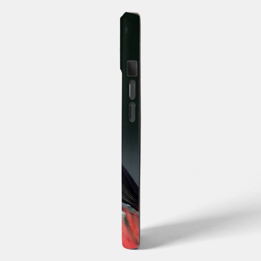 Scarlet honeyater Exotic Bird Case-Mate iPhone Case (Achterkant / Links)