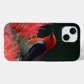 Scarlet honeyater Exotic Bird Case-Mate iPhone Case (Achterkant (horizontaal))