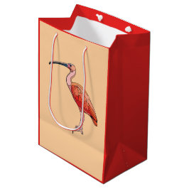 Scarlet Ibis Bird Happy Birthday Medium Cadeauzakje