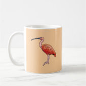 Scarlet Ibis Bird Koffiemok (Links)