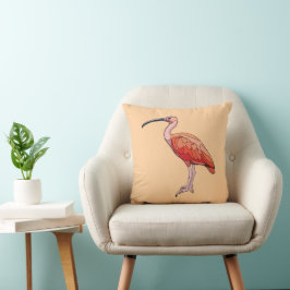 Scarlet Ibis Bird Kussen