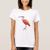 Scarlet Ibis Bird T-shirt (Voorkant)