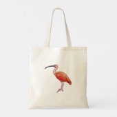 Scarlet Ibis Bird Tote Bag (Achterkant)