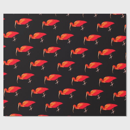 Scarlet Ibis Cadeaupapier (Vlak)
