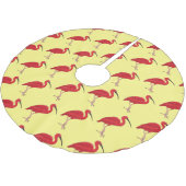 Scarlet ibis cartoon illustratie kerstboom rok (Gekanteld)