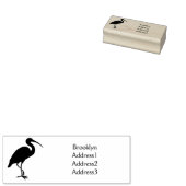 Scarlet ibis cartoon illustratie rubberstempel (Gestempeld)
