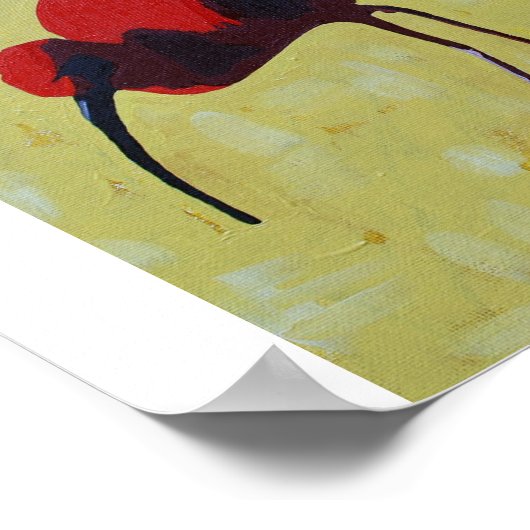 Scarlet Ibis Poster (Hoek)