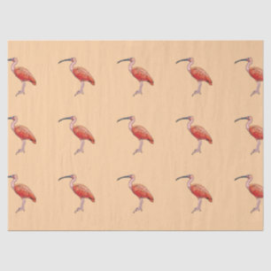 Scarlet Ibis Vogel Gelukkige Verjaardag Tissuepapier