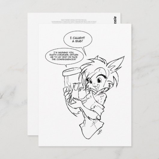 Scarlet Jar Briefkaart (Voorkant / Achterkant)