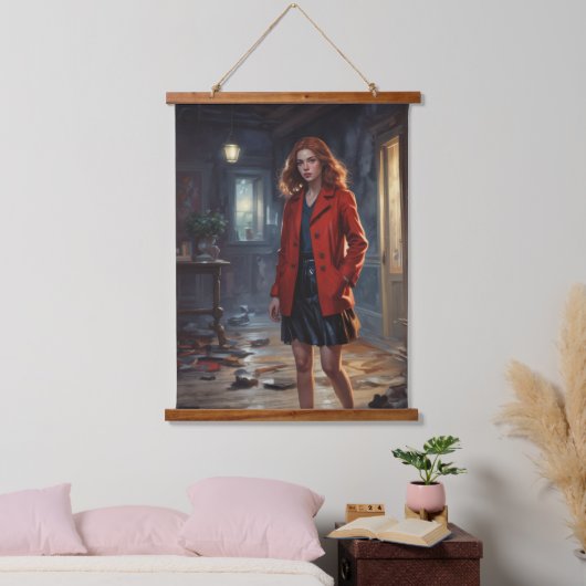 Scarlet Key File: Kantoor van de raadsman Hangend Wandkleed (Slaapkamer)