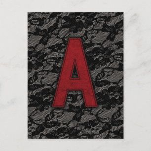 Scarlet Letter A Briefkaart