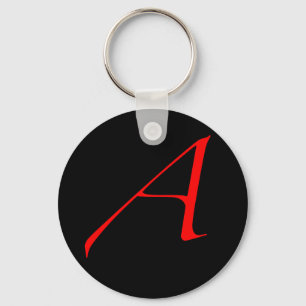 Scarlet letter A (voor atheïst) Sleutelhanger