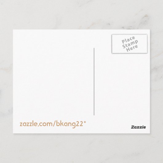 Scarlet Macaw Briefkaart (Achterkant)