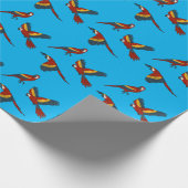 Scarlet Macaw Cadeaupapier (Hoek)