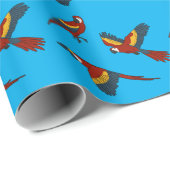 Scarlet Macaw Cadeaupapier (Rol Hoek)