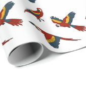 Scarlet Macaw Cadeaupapier (Rol Hoek)
